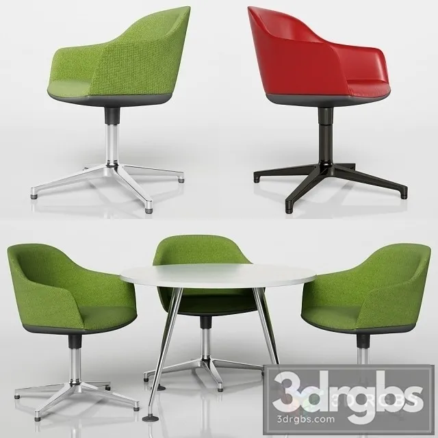 Softshell Chair Four Star Base 3dsmax Download