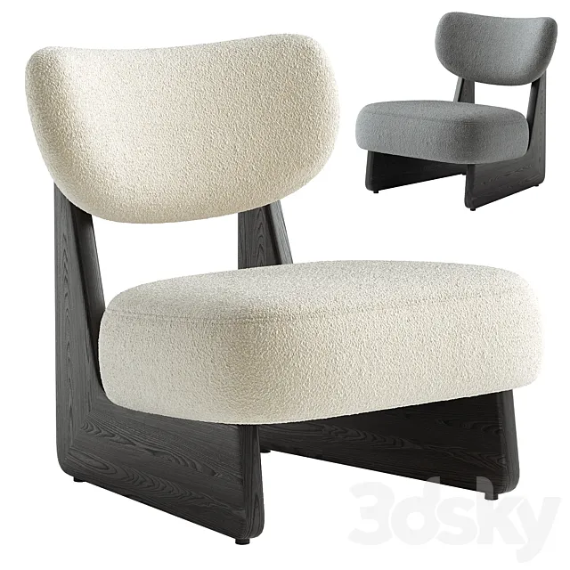 Solange Performance Boucle Chair 3DS Max Model