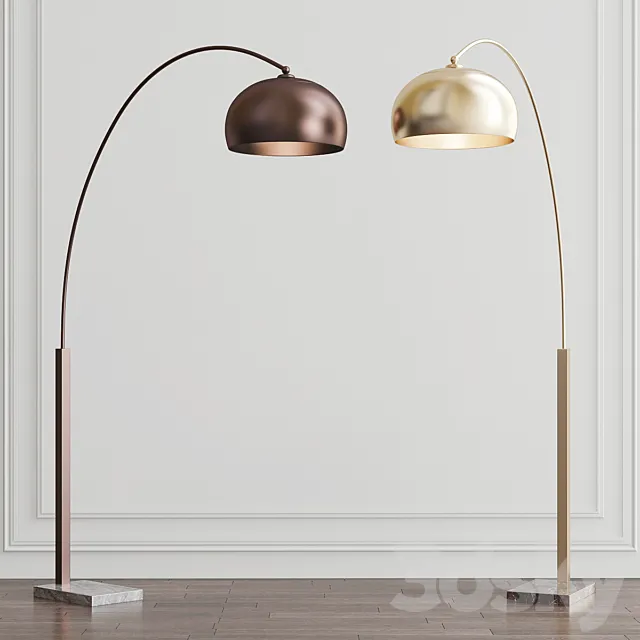 Solar Flair Floor Lamp by ELK Home 3ds Max