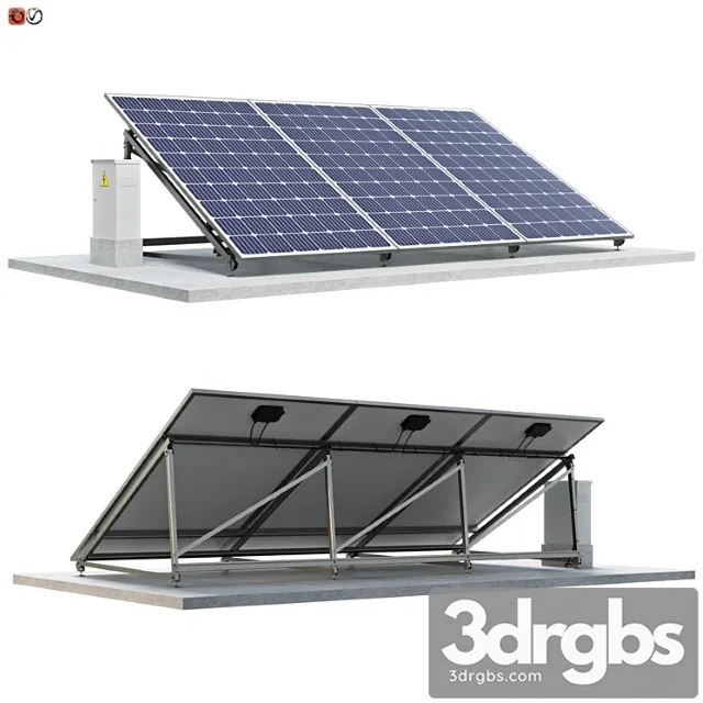 Solar panel 02 3dsmax Download