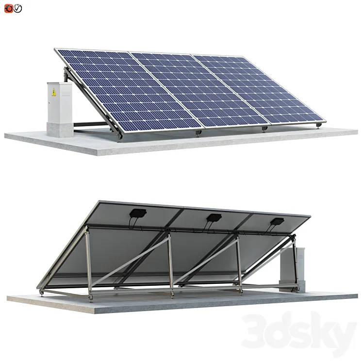 Solar Panel 02 3DS Max