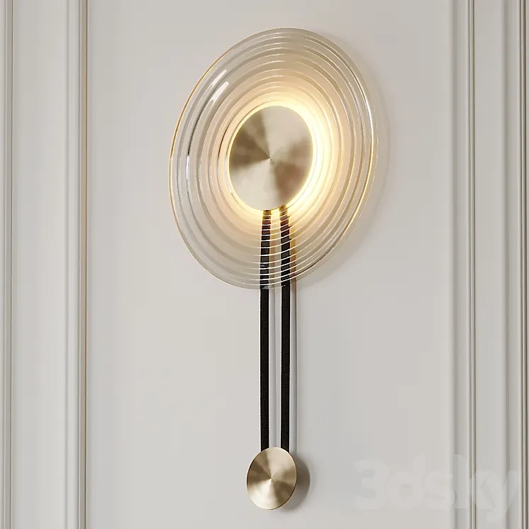 Solar Wall Sconce by Chelsom 3DS Max