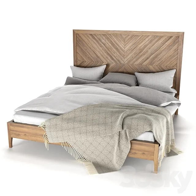 Solid bed 3DSMax File