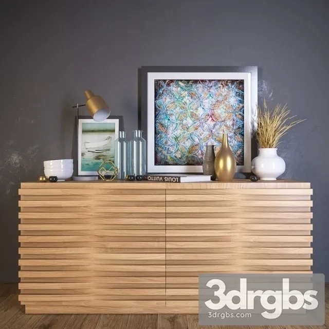 Solid Wood madway Sideboard 3dsmax Download