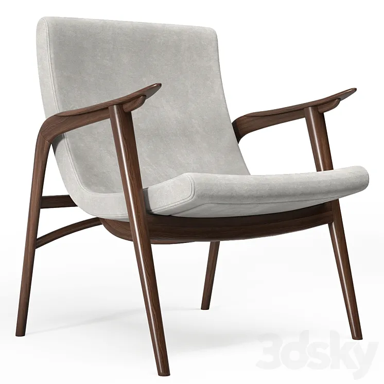 Sollos Armchair 150 Lounge by Jader Almeida 3DS Max Model