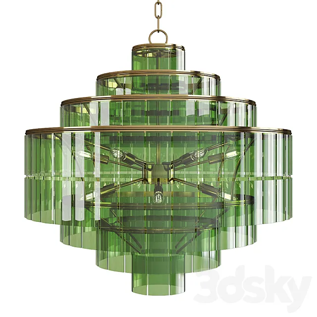 Sommelier chandelier 3DS Max Model