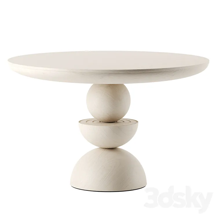 Sonali Dining Table by Anthropologie 3DS Max Model