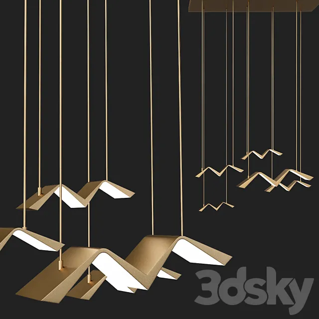 Sonny – Bird Inspired Pendant Lights 3DSMax File