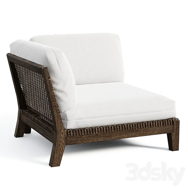 Sonoma Woven Corner Chair 3DS Max Model