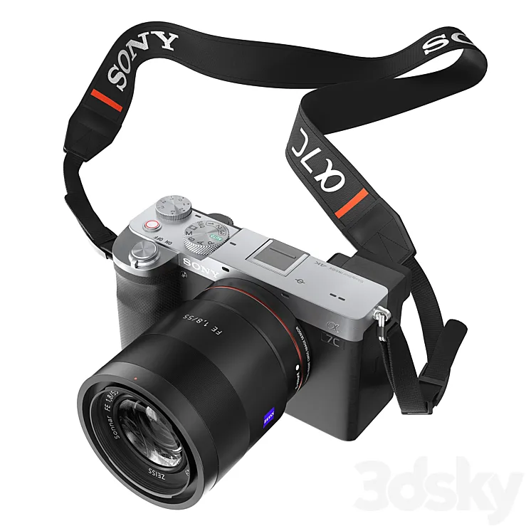 SONY a7C camera 3DS Max