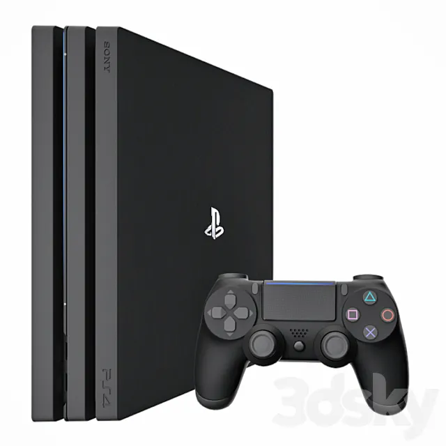 Sony PlayStation 4 3DSMax File