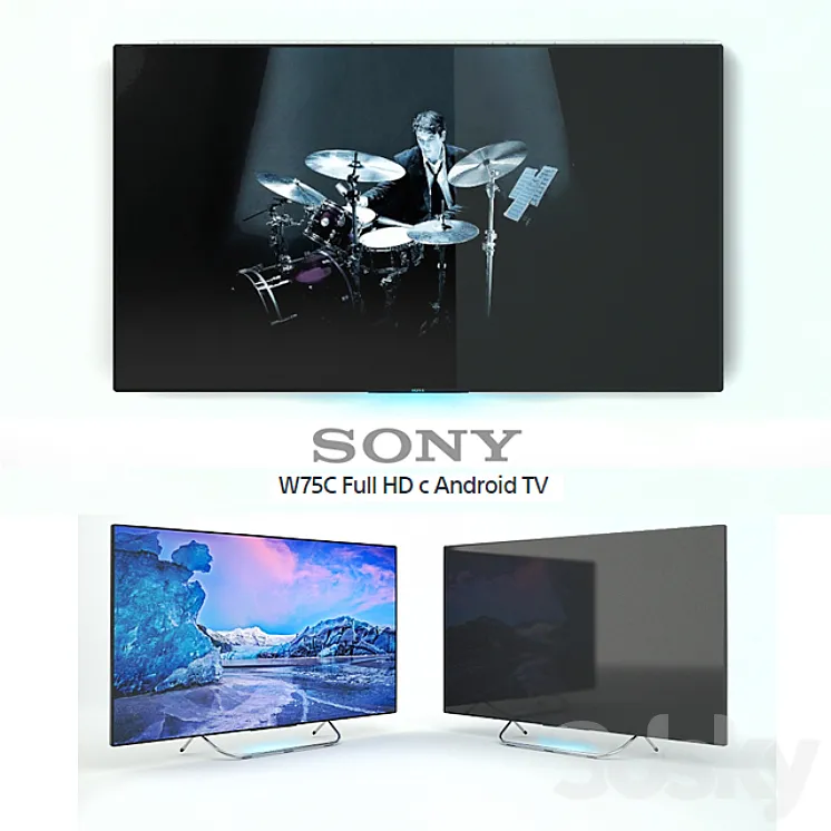 Sony W75C Full HD with Android TV 3DS Max