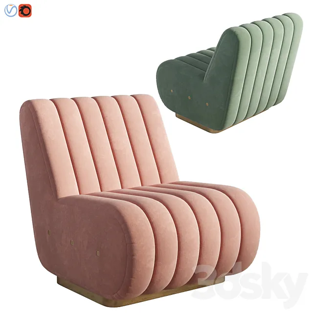 Sophia Sofa Essential home 3ds Max