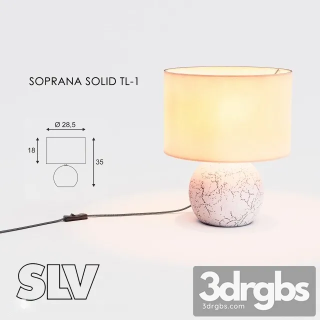 Soprana Solid Table Lamp 3dsmax Download