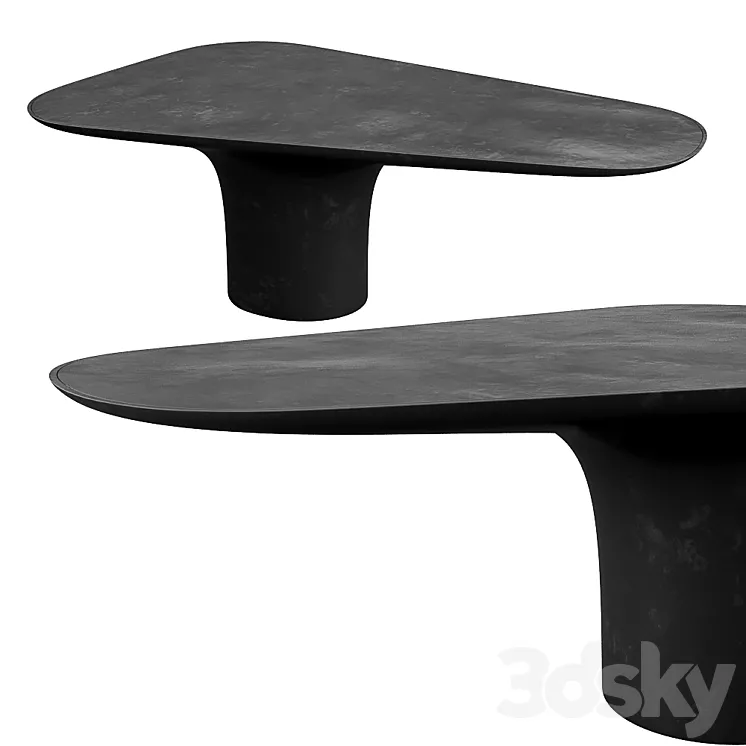 Sors nr low black table 3DS Max