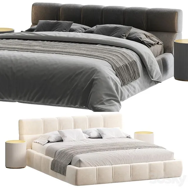 Souffle custom made bed 3dsMax Model
