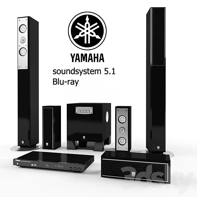 soundsystem_yamaha 3DSMax File