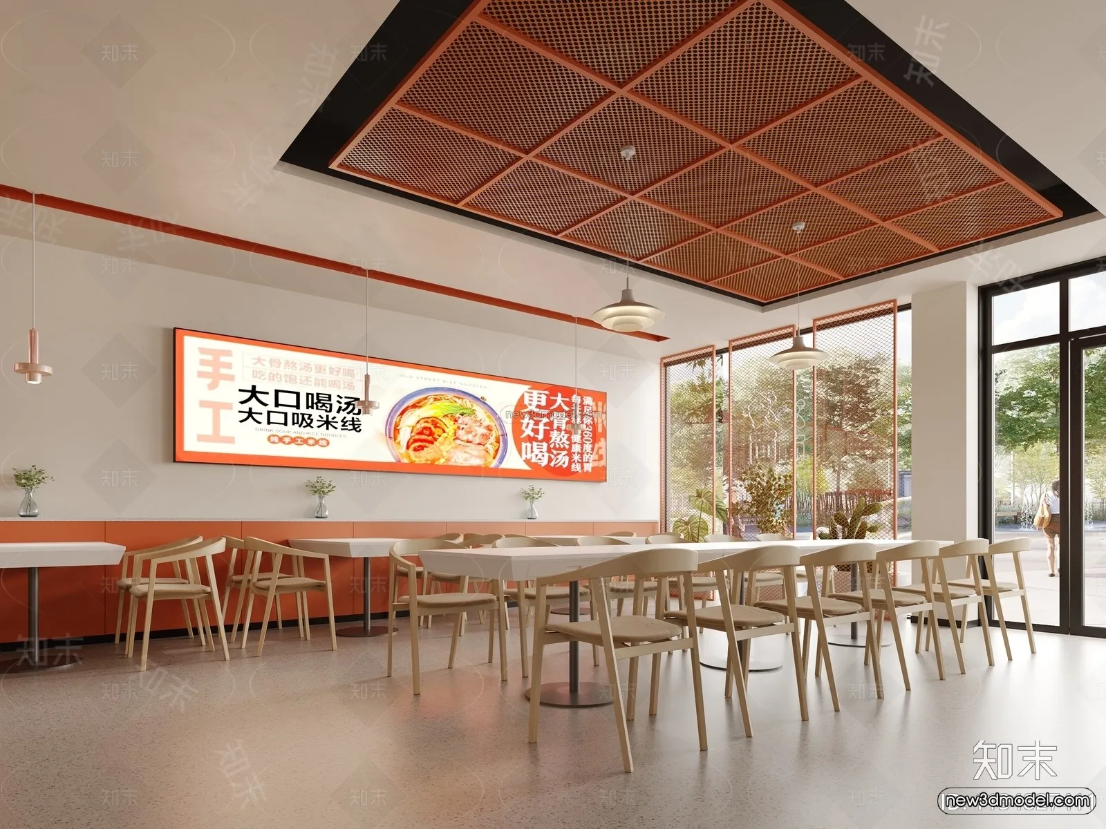 Southeast Asia Restaurant 3D Scenes – 3D Blocks – 009 – CORONA