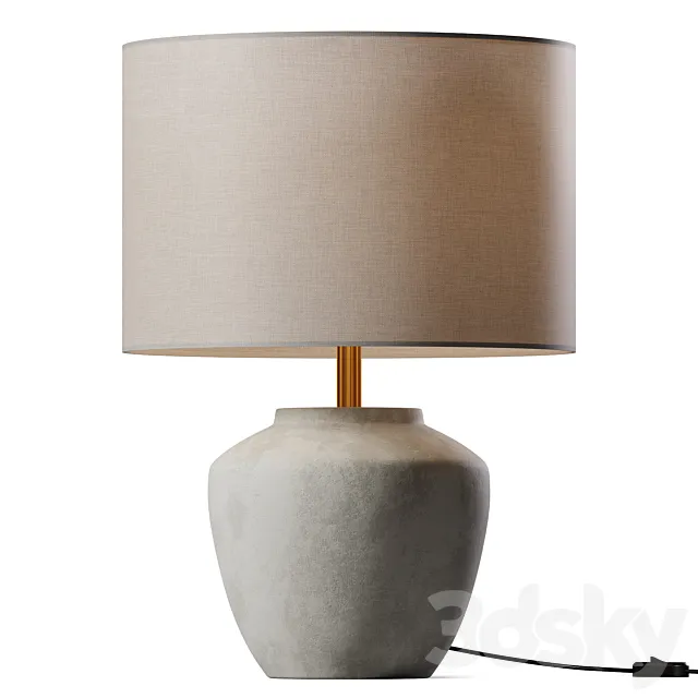 Southwold Table Lamp Small 3DS Max Model