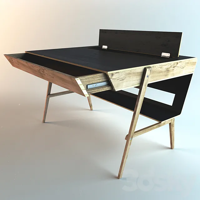 Sova Design _ Polyarc table 3DS Max Model