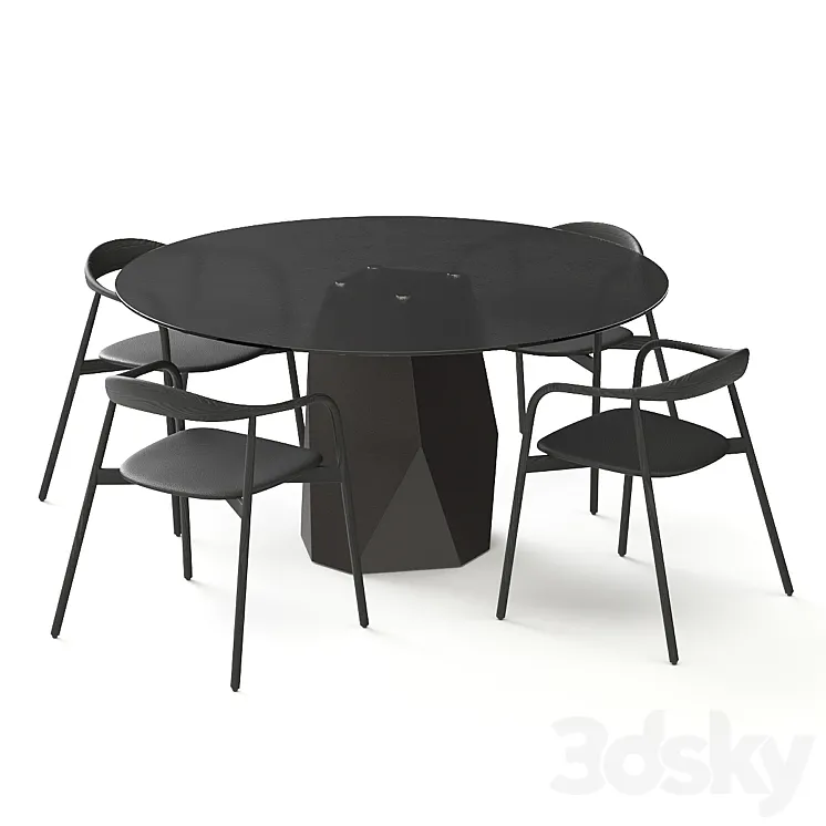 SOVET Italia Table group 3DS Max