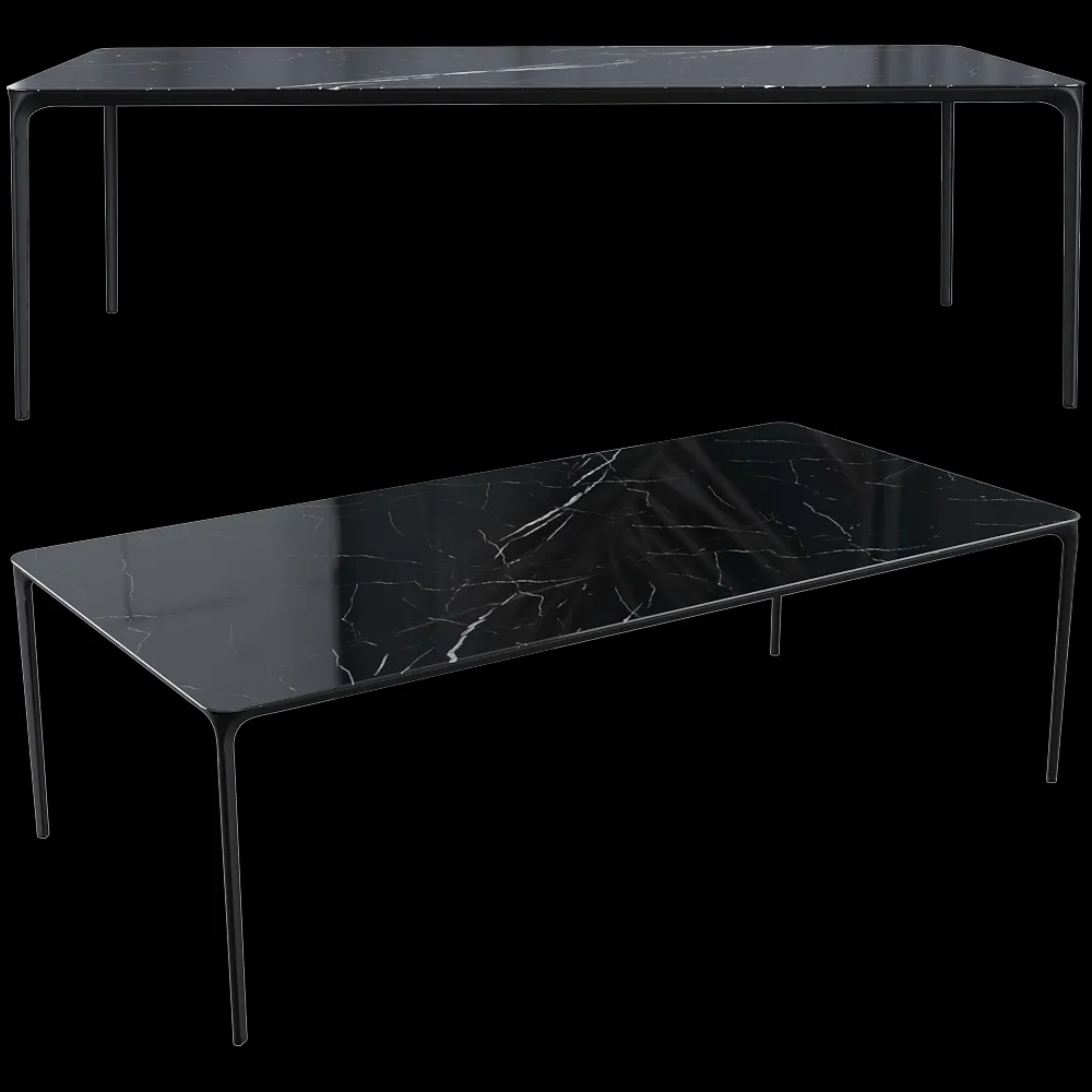 Sovet – Slim rectangular table 3ds Max