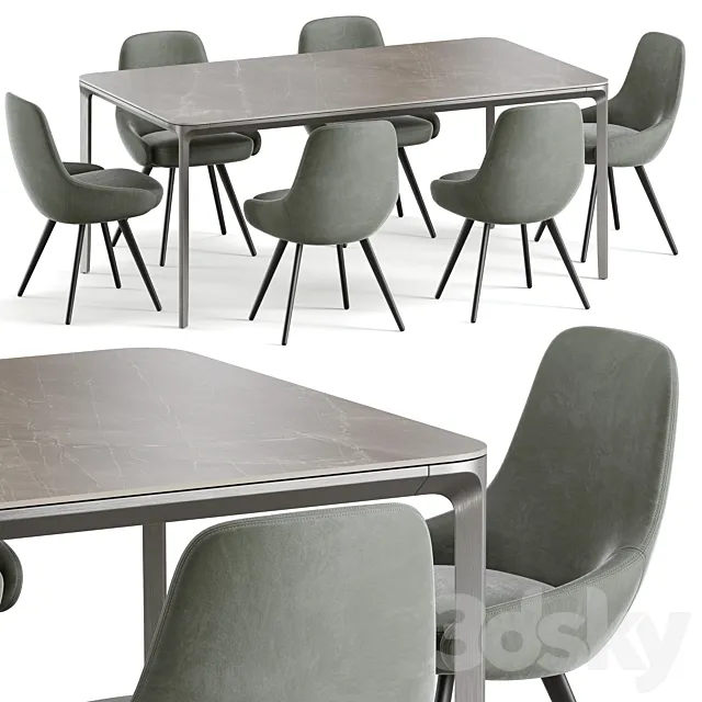 Soviet Dining Set 1 3ds Max