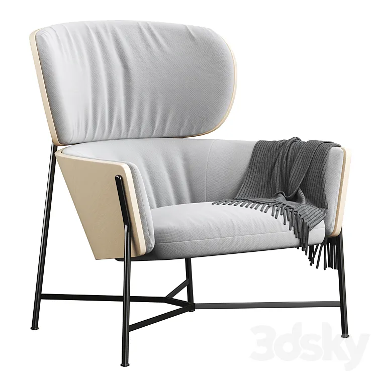 SP01 Caristo armchair 3DS Max Model