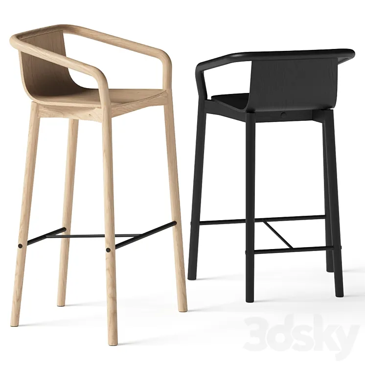 SP01 Thomas Bar Chairs 3DS Max Model