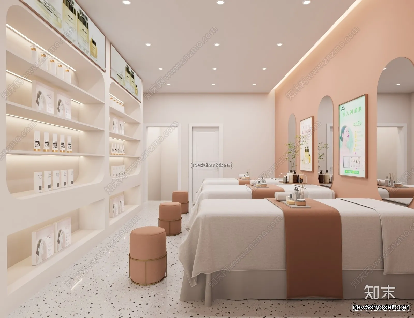 Spa And Massage – 3D Interior Scene – 3D Models – 043