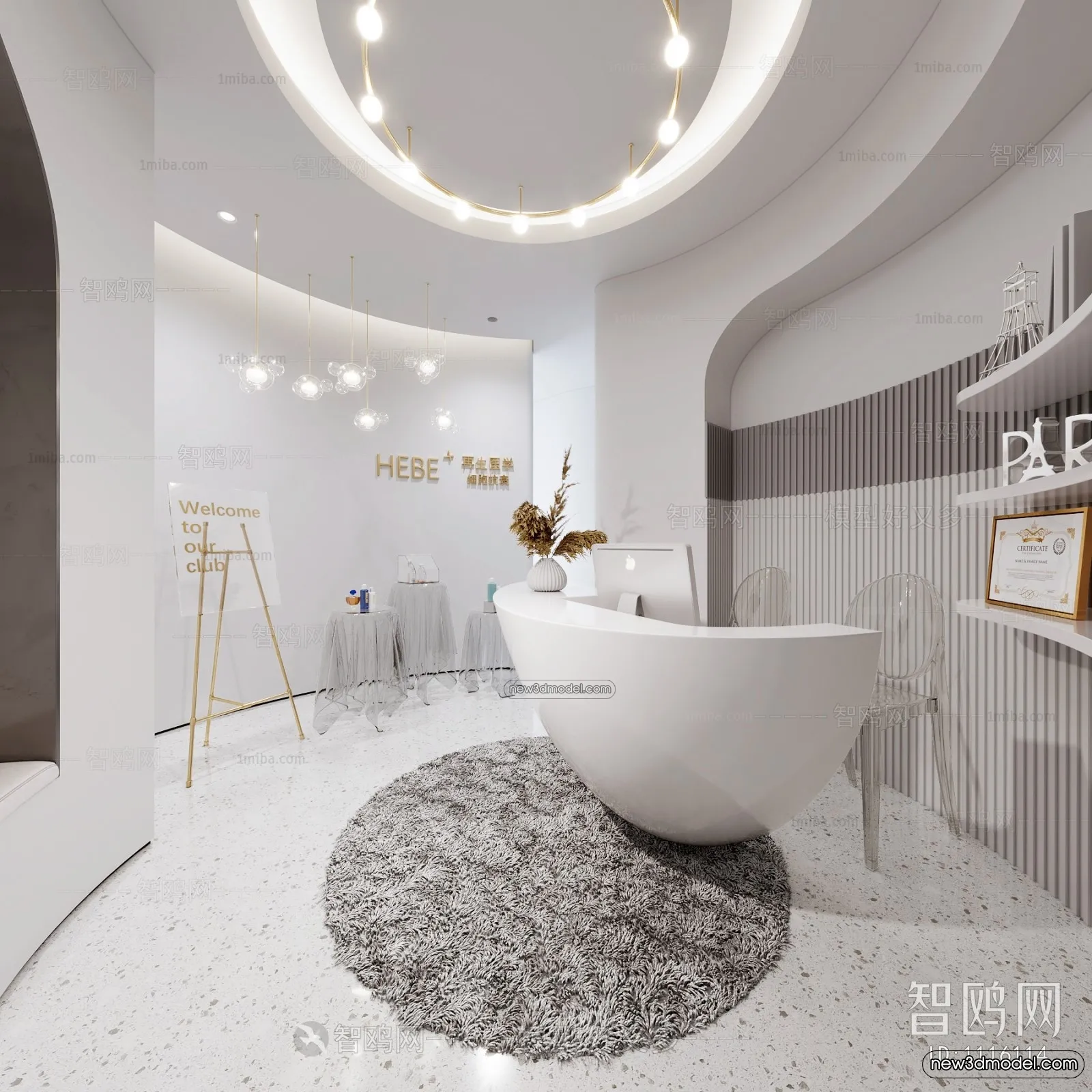 Spa And Massage – 3D Interior Scene – 3D Models – 052