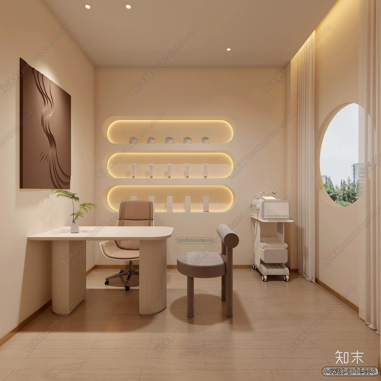 Spa And Massage – 3D Interior Scene – 3D Models – 068