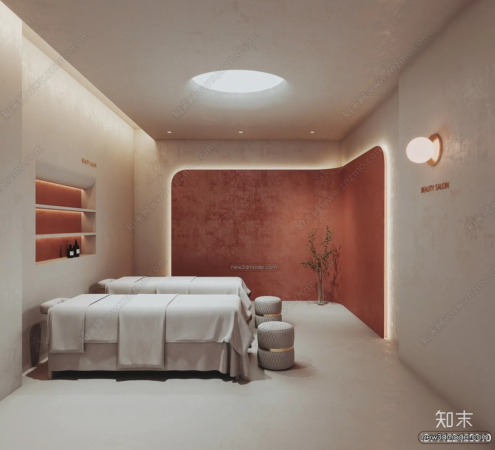 Spa And Massage – 3D Interior Scene – 3D Models – 085