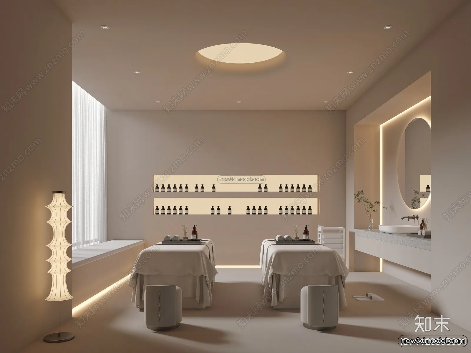 Spa And Massage – 3D Interior Scene – 3D Models – 108