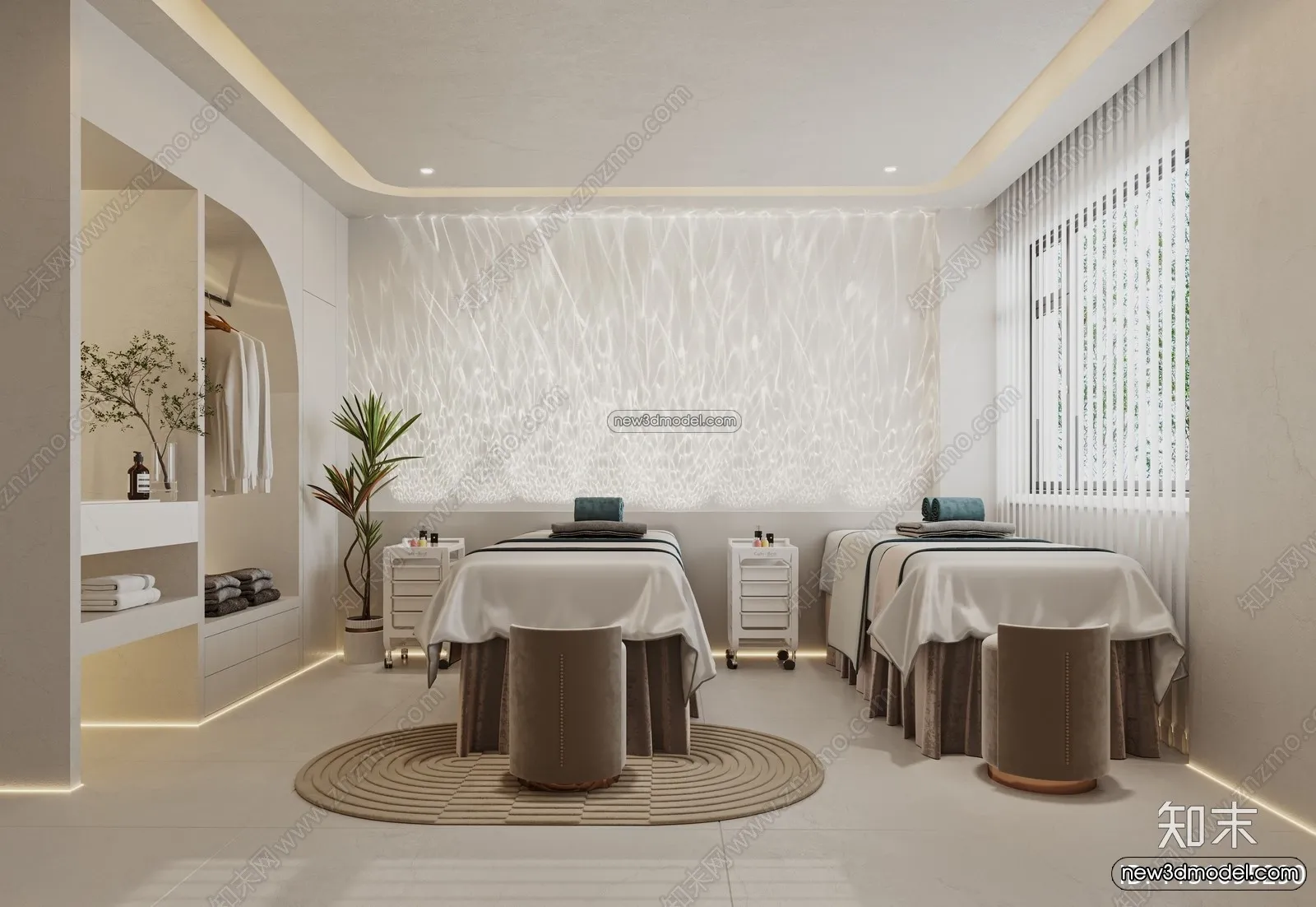 Spa And Massage – 3D Interior Scene – 3D Models – 109