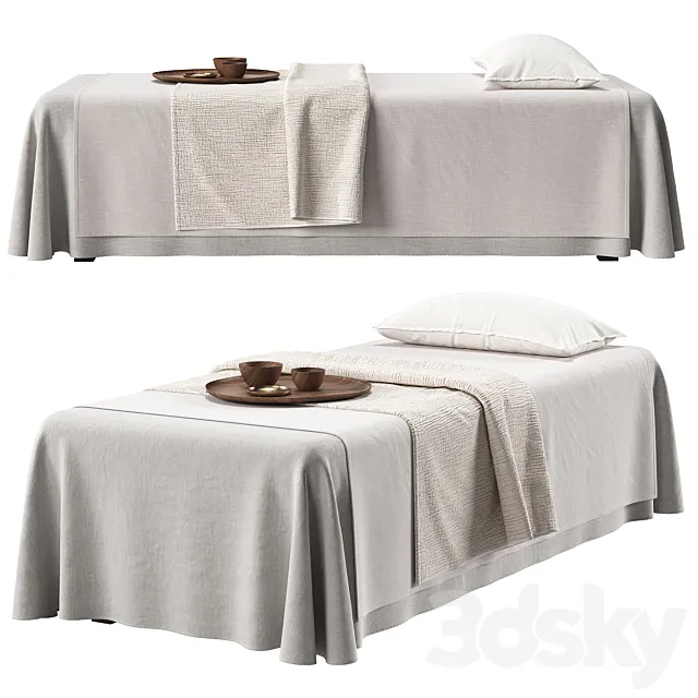 Spa Massage Table 3ds Max