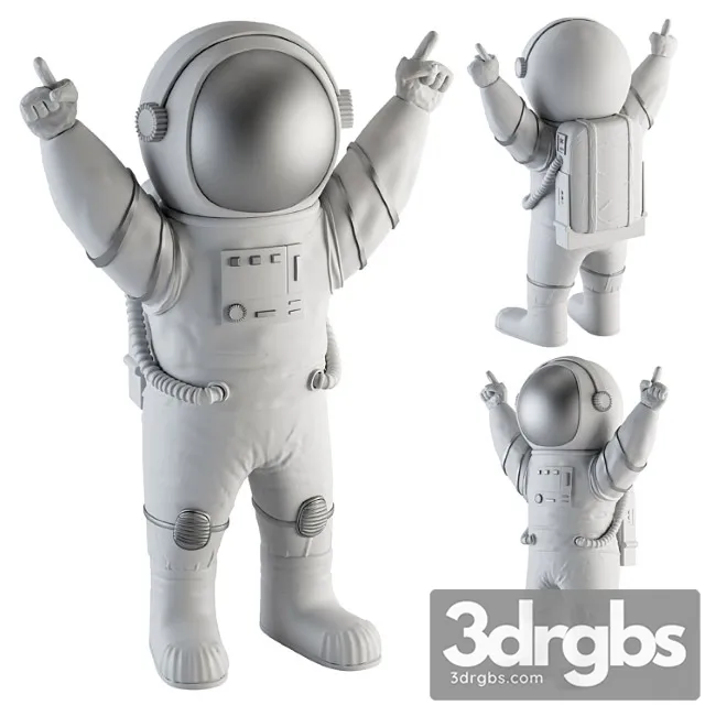 Space man sculpture