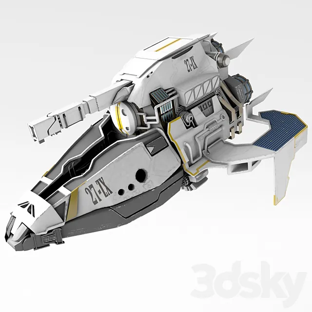 Spaceship 3DS Max Model