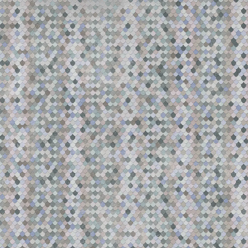 Spaghetti Wall  – Wallpaper Colorful Scales WPN 213 3ds Max