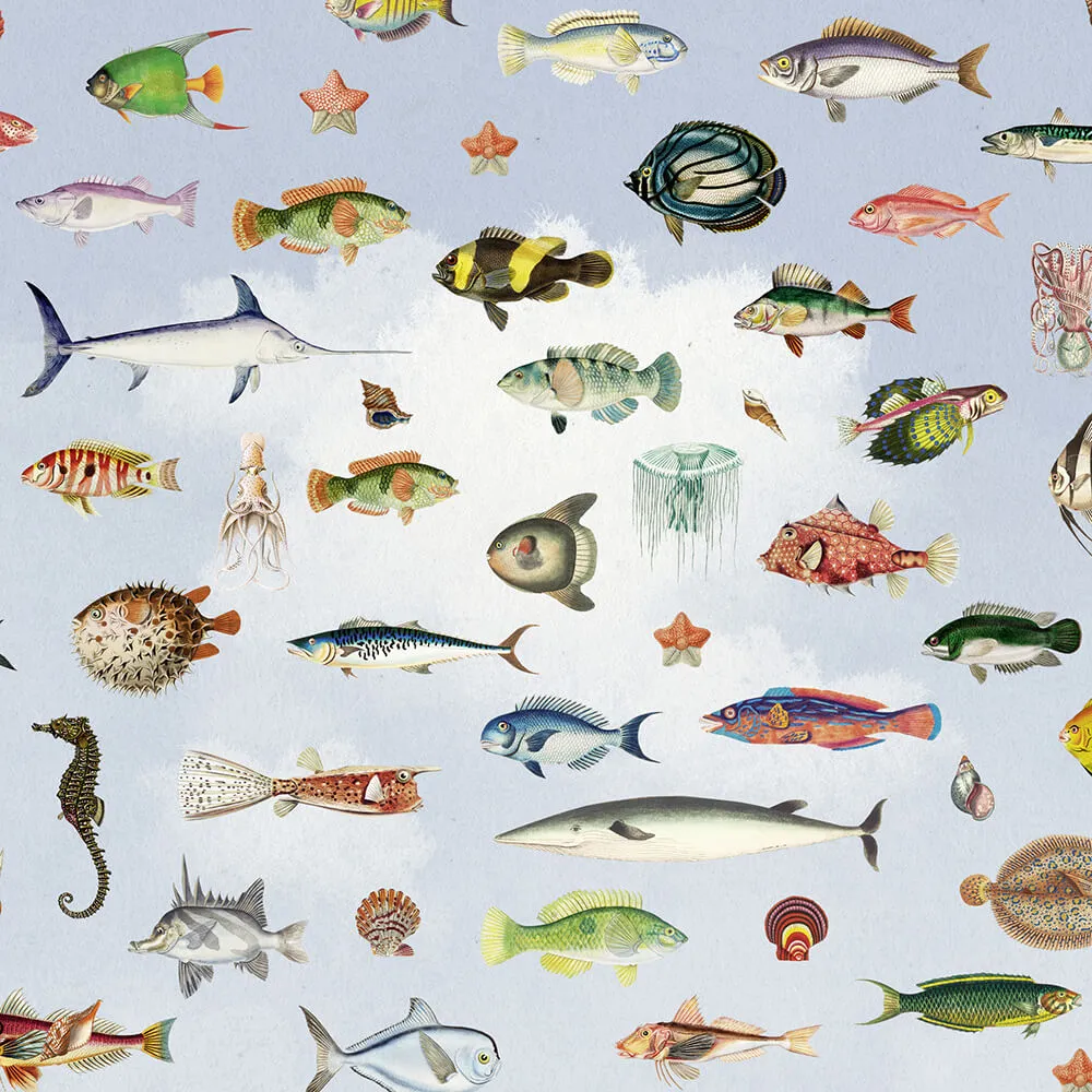 Spaghetti Wall  – Wallpaper Under the sea WPN 111 3ds Max