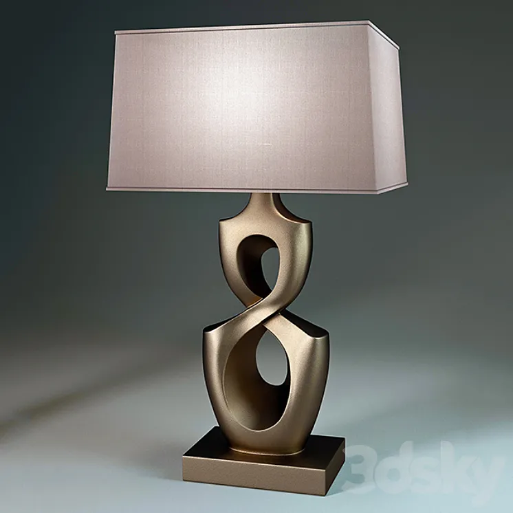 Spanish table lamp from Faro 3DS Max
