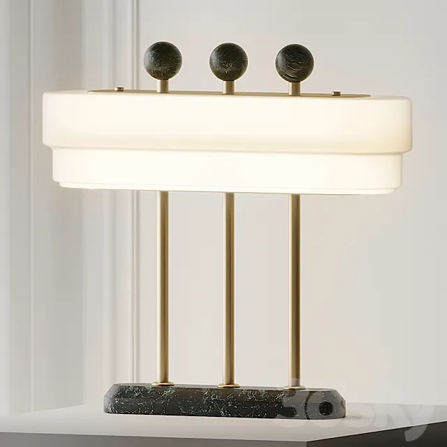 Spate Table Lamp by Bert Frank 3DSMax File