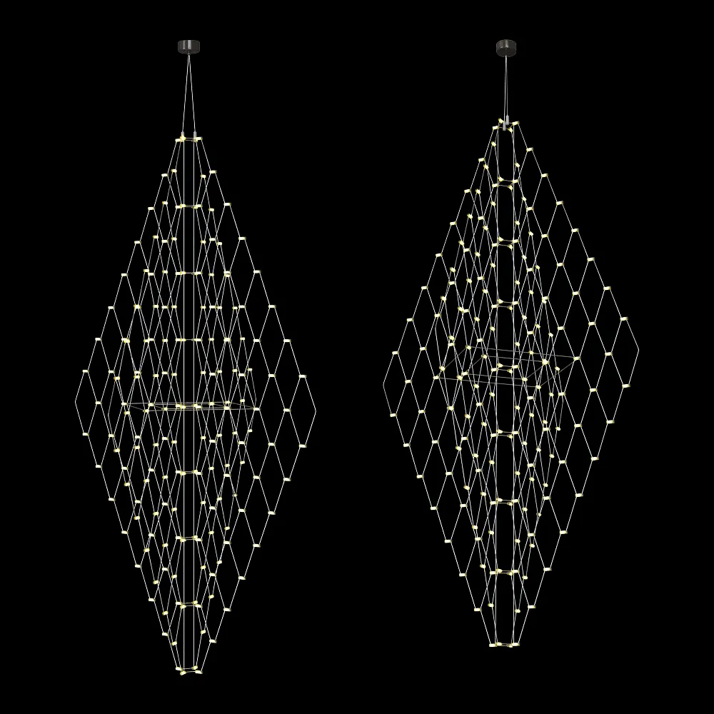 SPATIAL – Chandelier DIAMOND 3ds Max