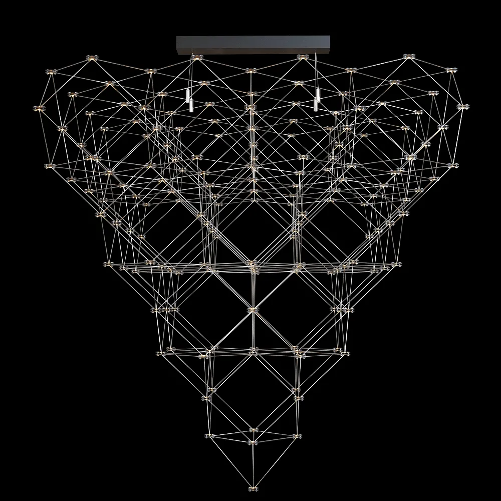 SPATIAL – Chandelier Pyramid 3ds Max