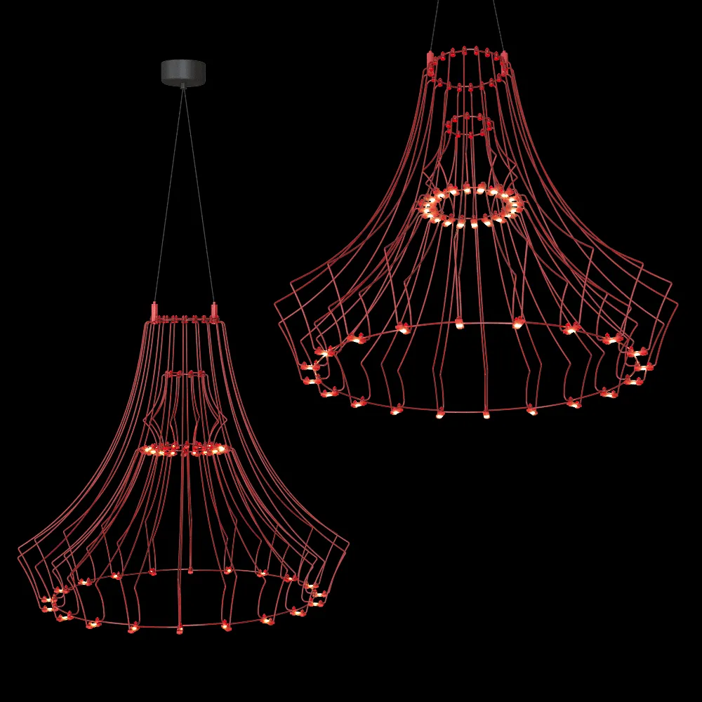 SPATIAL – Chandelier Tulip 3ds Max