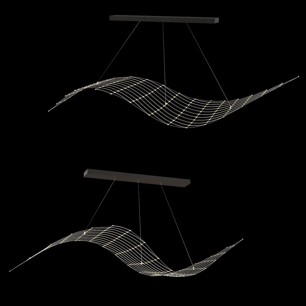 SPATIAL – Chandelier WAVE 3ds Max