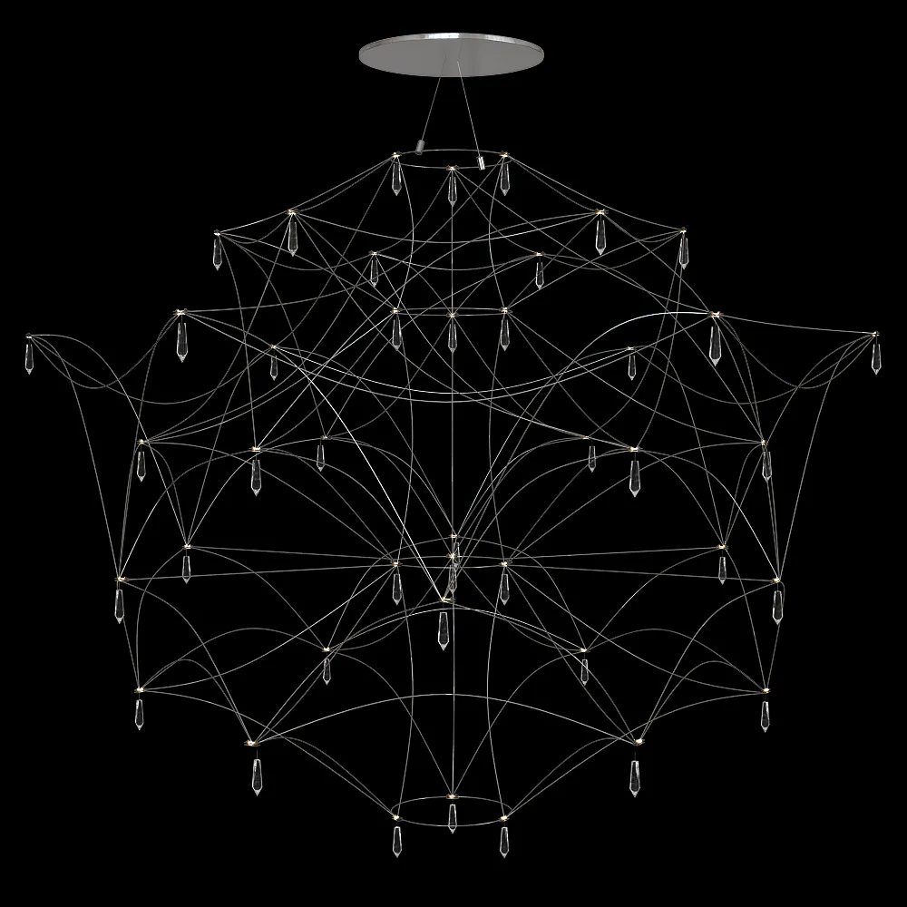 SPATIAL – Chandelier WISTERIA 3ds Max