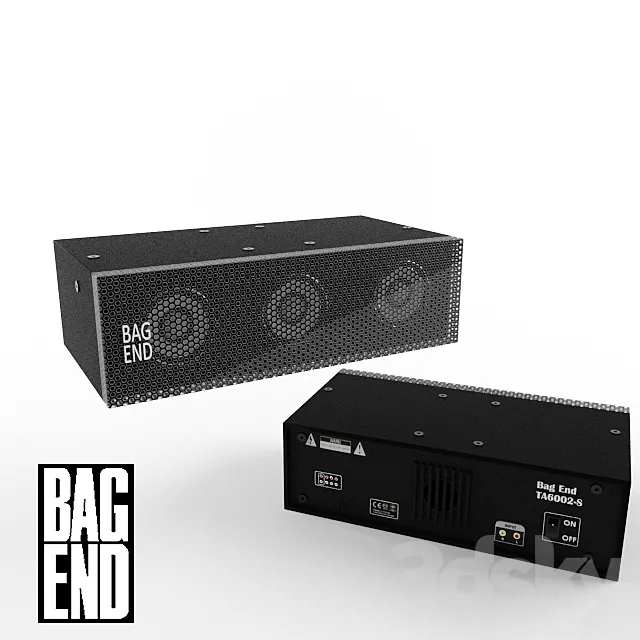 Speaker Bag End TA 6002-S 3DSMax File