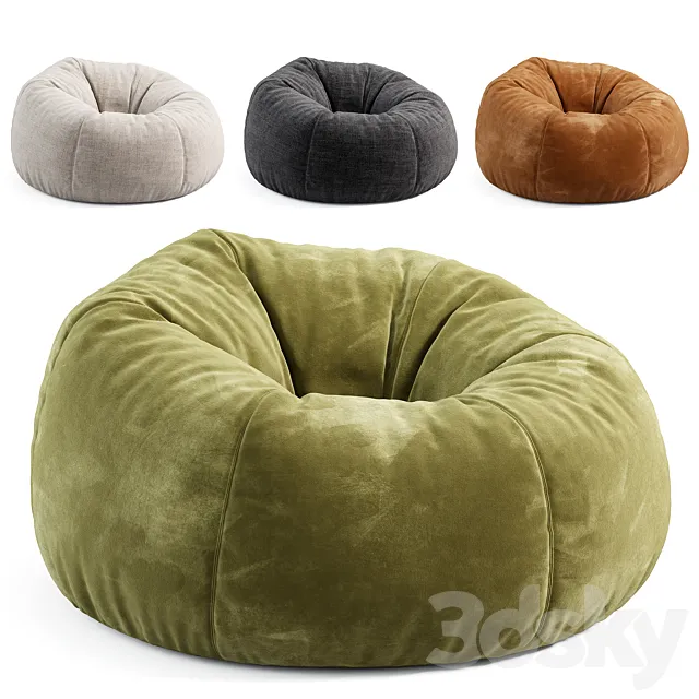 Special Order Bean Bag by Westelm 3ds Max