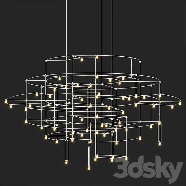 Specter Chill Quasar Chandelier 3ds Max